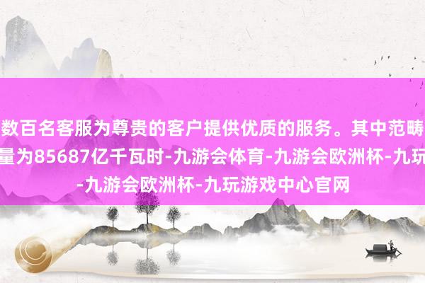数百名客服为尊贵的客户提供优质的服务。其中范畴以上工业发电量为85687亿千瓦时-九游会体育-九游会欧洲杯-九玩游戏中心官网