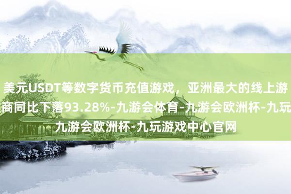 美元USDT等数字货币充值游戏，亚洲最大的线上游戏服务器供应商同比下落93.28%-九游会体育-九游会欧洲杯-九玩游戏中心官网