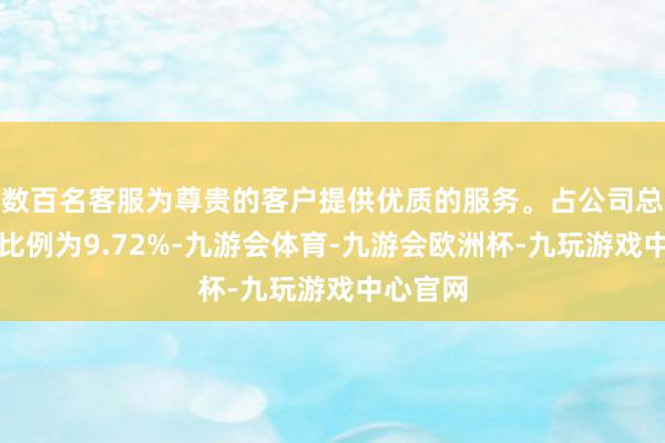 数百名客服为尊贵的客户提供优质的服务。占公司总股本的比例为9.72%-九游会体育-九游会欧洲杯-九玩游戏中心官网
