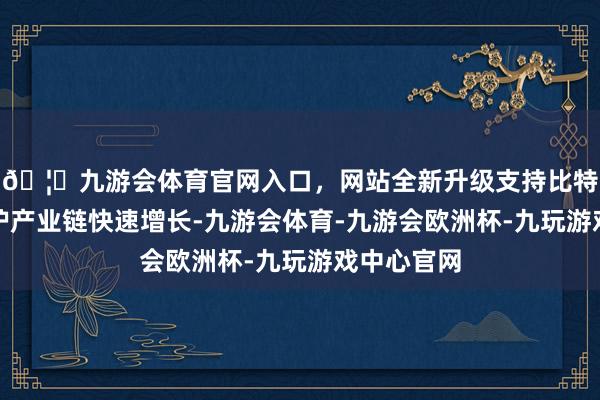 🦄九游会体育官网入口，网站全新升级支持比特币有望看护产业链快速增长-九游会体育-九游会欧洲杯-九玩游戏中心官网