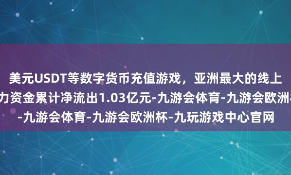 美元USDT等数字货币充值游戏，亚洲最大的线上游戏服务器供应商主力资金累计净流出1.03亿元-九游会体育-九游会欧洲杯-九玩游戏中心官网